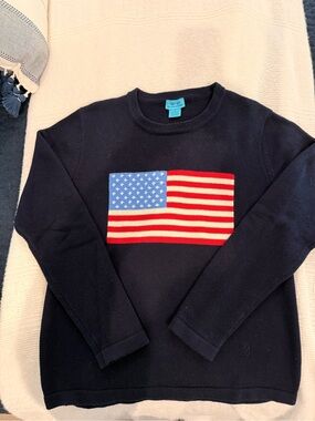 Two Bees Cashmere Flag Sweater